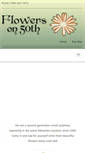 Mobile Screenshot of flowerson50th.com